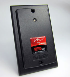 RFIDEAS, WAVE ID PLUS BLACK WALLMOUNT EIP ETHERNET POE READER